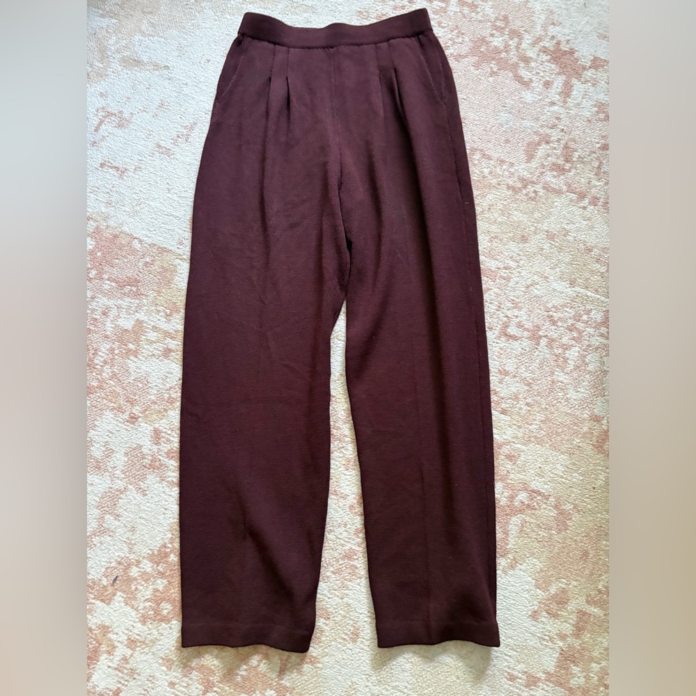 ST JOHN Santana Knit Pants Size 6